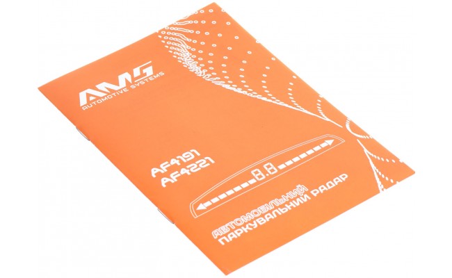 Парковочный радар AMS AF4191 Black Парковочный радар AMS AF4191 Black