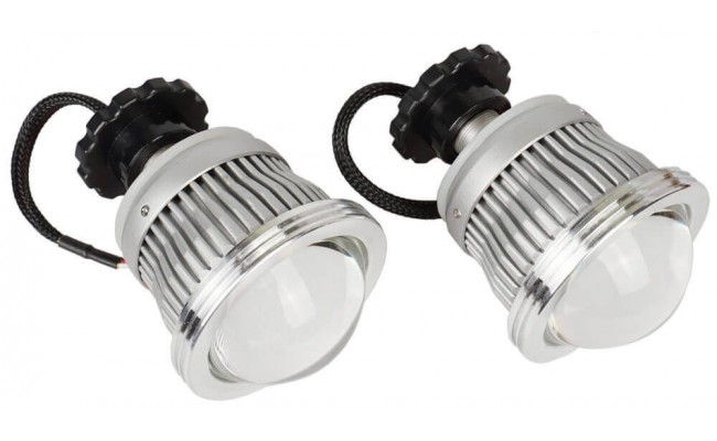 Автомобильные светодиодные LED линзы AMS MATRIX HIGH BEAM 2.7"