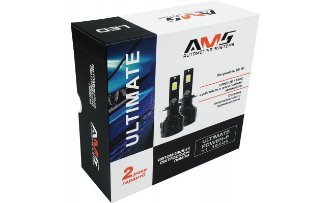 Светодиодные LED лампы AMS Ultimate Power-F H1 5500K CANBUS Светодиодные LED лампы AMS Ultimate Power-F H1 5500K CANBUS