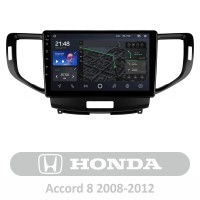 Штатна магнітола для Honda Accord 8 2008-2012 AMS T910 6+128 Gb 9"