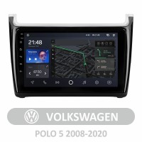 Штатная магнитола AMS T910 3+32 Gb Volkswagen POLO 5 2008-2020 9"