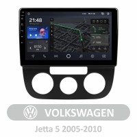 Штатная магнитола AMS T1010 6+128 Gb Volkswagen Jetta 5 2005-2010 (A) 10"