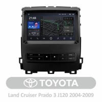 Штатная магнитола для Toyota Land Cruiser Prado 3 J120 2004-2009 (A) AMS T910 6+128 Gb 9"