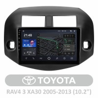 Штатна магнітола AMS T1010 3+32 Gb Toyota RAV4 3 XA30 2005-2013 10"