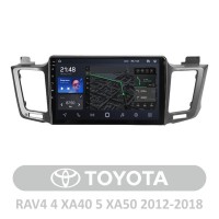 Штатна магнітола AMS T1010 3+32 Gb Toyota RAV4 4 XA40 5 XA50 2012-2018 (B) 10"