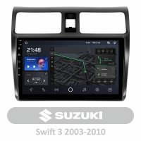 Штатная магнитола AMS T1010 3+32 Gb Suzuki Swift 3 2003-2010 10"