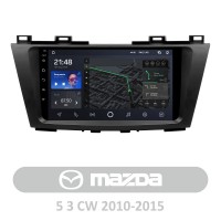 Штатна магнітола AMS T910 3+32 Gb Mazda 5 3 CW 2010-2015 9"