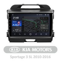 Штатная магнитола AMS T910 6+128 Gb Kia Sportage 3 SL 2010-2016 (A) 9"