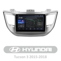 Штатная магнитола AMS T910 6+128 Gb Hyundai Tucson 3 2015-2018 (A) 9"