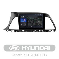 Штатна магнітола AMS T910 3+32 Gb Hyundai Sonata 7 LF 2014-2017 (A) 9"