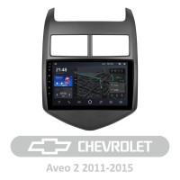 Штатная магнитола AMS T910 6+128 Gb Chevrolet Aveo 2 2011-2015 9"