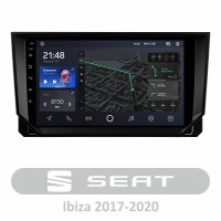 Штатна магнітола AMS T910 6+128 Gb Seat Ibiza 2017-2020 9"