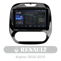 Штатна магнітола AMS T910 6+128 Gb Renault Kaptur 2016-2019-A 9"