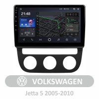 Штатна магнітола AMS T1010 3+32 Gb Volkswagen Jetta 5 2005-2010 (B) 10"