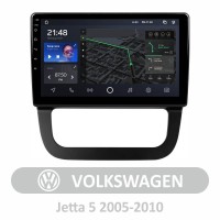 Штатная магнитола AMS T1010 6+128 Gb Volkswagen Jetta 5 2005-2010 (C) 10"