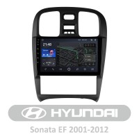 Штатна магнітола AMS T910 3+32 Gb Hyundai Sonata EF 2001-2012 9"