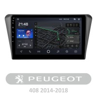 Штатна магнітола AMS T1010 6+128 Gb Peugeot 408 2014-2018 10"