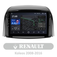 Штатная магнитола AMS T910 6+128 Gb Renault Koleos 2008-2016 9"