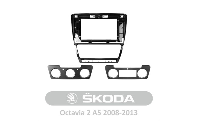 Штатна магнітола AMS MOSS M3 4+32 Gb Skoda Octavia 2 A5 2008-2013 10" Black Штатна магнітола AMS MOSS M3 4+32 Gb Skoda Octavia 2 A5 2008-2013 10" Black