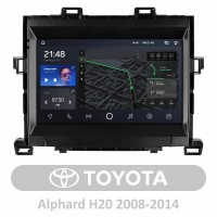 Штатна магнітола AMS T910 3+32 Gb Toyota Alphard H20 2008-2014 9"