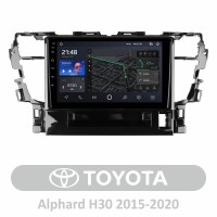 Штатна магнітола AMS T1010 3+32 Gb Toyota Alphard H30 2015-2020 10"