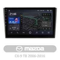 Штатна магнітола AMS T1010 6+128 Gb Mazda CX-9 TB 2006-2016 10"