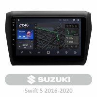 Штатна магнітола AMS T910 3+32 Gb Suzuki Swift 5 2016-2020 9"