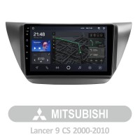 Штатна магнітола AMS T910 6+128 Gb Mitsubishi Lancer 9 CS 2000-2010 9"