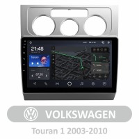 Штатна магнітола AMS T1010 3+32 Gb Volkswagen Touran 1 2003-2010-A 10"
