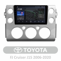 Штатна магнітола AMS T910 3+32 Gb Toyota FJ Cruiser J15 2006-2020 9"