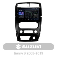 Штатная магнитола AMS T910 6+128 Gb Suzuki Jimny 3 2005-2019 9"