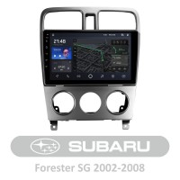 Штатна магнітола AMS T910 6+128 Gb Subaru Forester SG 2002-2008 9"