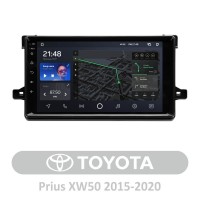 Штатна магнітола AMS T910 6+128 Gb Toyota Prius XW50 2015-2020 9"
