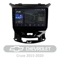 Штатная магнитола AMS T910 6+128 Gb Chevrolet Cruze 2 2015-2020 9"