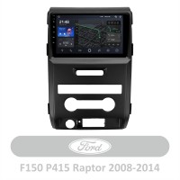 Штатна магнітола AMS T910 6+128 Gb Ford F150 P415 Raptor (B) 2008-2014 9"