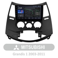 Штатна магнітола AMS T910 6+128 Gb Mitsubishi Grandis 1 2003-2011 (B) 9"