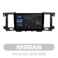 Штатная магнитола AMS T910 6+128 Gb Nissan Patrol Y62 2010-2020 9"