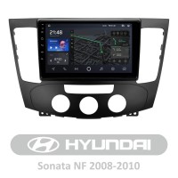 Штатна магнітола AMS T910 6+128 Gb Hyundai Sonata NF 2008-2010 (A) 9"