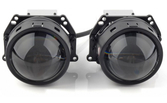 Автомобільні світлодіодні LED лінзи AMS ULTIMATE S3 LASER 3" F