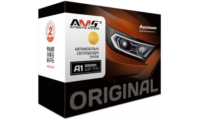 Автомобильные светодиодные (LED) линзы AMS ORIGINAL A1 2.5 F/R Автомобильные светодиодные (LED) линзы AMS ORIGINAL A1 2.5 F/R