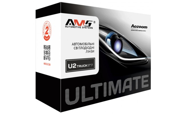 Автомобільні світлодіодні Bi-LED лінзи AMS ULTIMATE U2 TRUCK 3.0 F/R Автомобільні світлодіодні Bi-LED лінзи AMS ULTIMATE U2 TRUCK 3.0 F/R