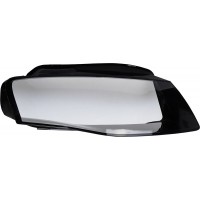 Стекло фары для Audi A4 B8 2007-2011 дорестайлинг (левое)