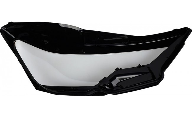 Стекло фары для Audi A6 C8 2018-2022 дорестайлинг (левое)