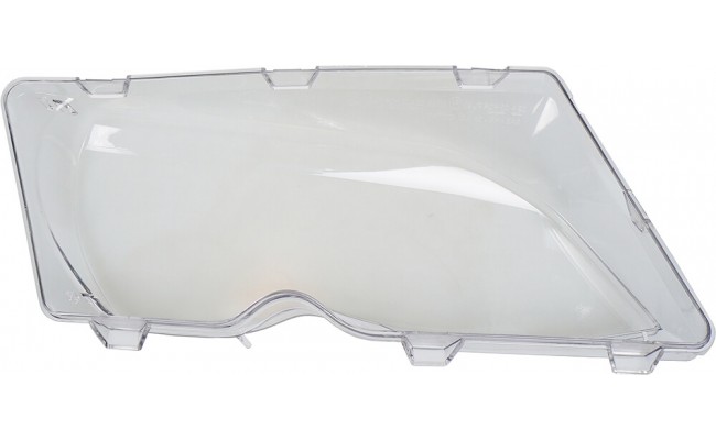Стекло фары для BMW 3 E46 Sedan/Wagon 2001-2005 рестайлинг (левое)