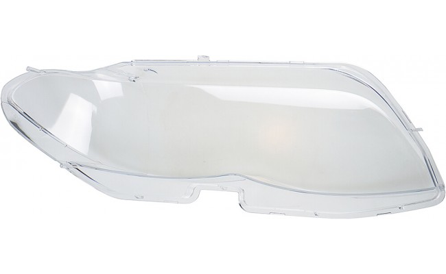 Стекло фары для BMW X5 E53 2003-2006 рестайлинг (левое)