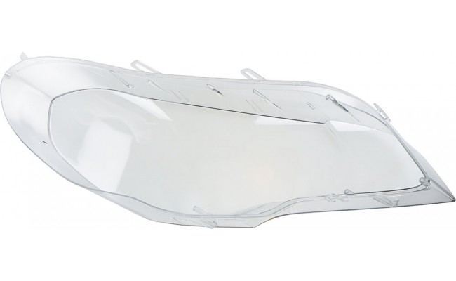 Скло фари для BMW X5 E70 2006-2013 дорестайлінг (ліве)