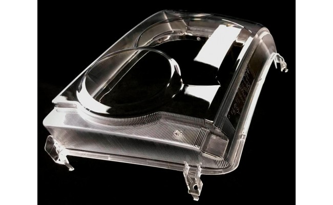 Скло фари для Land Rover Range Rover Sport L320 2005-2009 дорестайлінг (ліве)