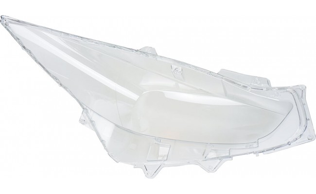 Стекло фары для Mazda 3 BM BN 2016-2019 рестайлинг (левое)