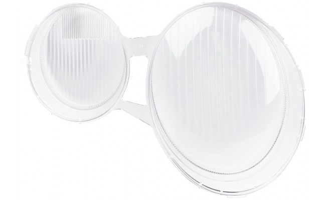 Стекло фары для Mercedes-Benz E-Class W210 Halogen 1995-1999 дорестайлинг (левое)