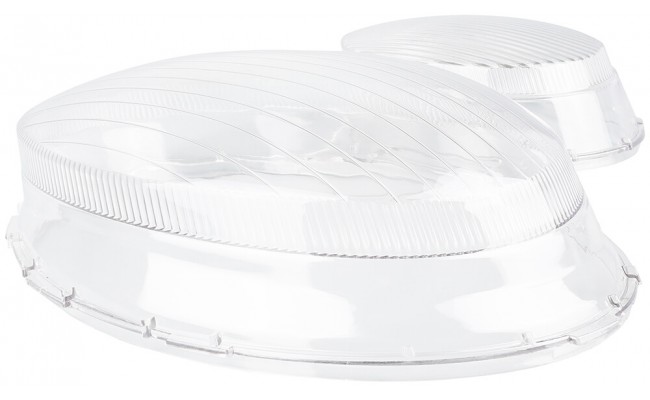 Стекло фары для Mercedes-Benz E-Class W210 Halogen 1995-1999 дорестайлинг (левое)